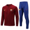 Tréninkový Mikina Soupravy Barcelona Červená 2022-23 Tréninkový Mikina Soupravy Barcelona Červená 2022-23